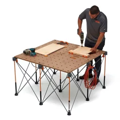 Woodworking Tool Accessories BORA Centipede 24 In. X 48 In. Workbench Top For Sawhorse With 3/4 In. Dog Holes 21 Woodworking Tool Accessories BORA Centipede 24 In. X 48 In. Workbench Top For Sawhorse With 3/4 In. Dog Holes -Dewalt Shop bora router parts ck22t 1d 1000