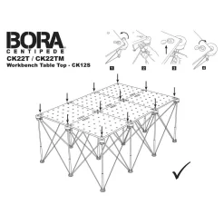 Woodworking Tool Accessories BORA Centipede 24 In. X 48 In. Workbench Top For Sawhorse With 3/4 In. Dog Holes 29 Woodworking Tool Accessories BORA Centipede 24 In. X 48 In. Workbench Top For Sawhorse With 3/4 In. Dog Holes -Dewalt Shop bora router parts ck22t 76 1000