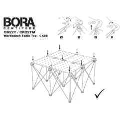 Woodworking Tool Accessories BORA Centipede 24 In. X 48 In. Workbench Top For Sawhorse With 3/4 In. Dog Holes 28 Woodworking Tool Accessories BORA Centipede 24 In. X 48 In. Workbench Top For Sawhorse With 3/4 In. Dog Holes -Dewalt Shop bora router parts ck22t fa 1000