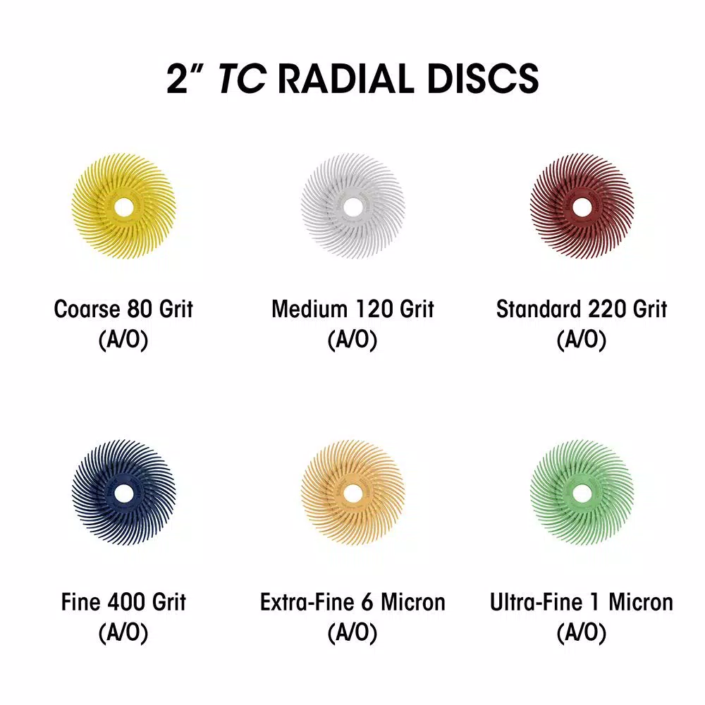 Rotary Tool Accessories Dedeco Sunburst 7/8 In. Radial Discs – 1/16 In. Fine 600-Grit (Pumice) Arbor Rotary Cleaning And Polishing Tool (12-Pack) 6 Rotary Tool Accessories Dedeco Sunburst 7/8 In. Radial Discs – 1/16 In. Fine 600-Grit (Pumice) Arbor Rotary Cleaning And Polishing Tool (12-Pack) - Image 4