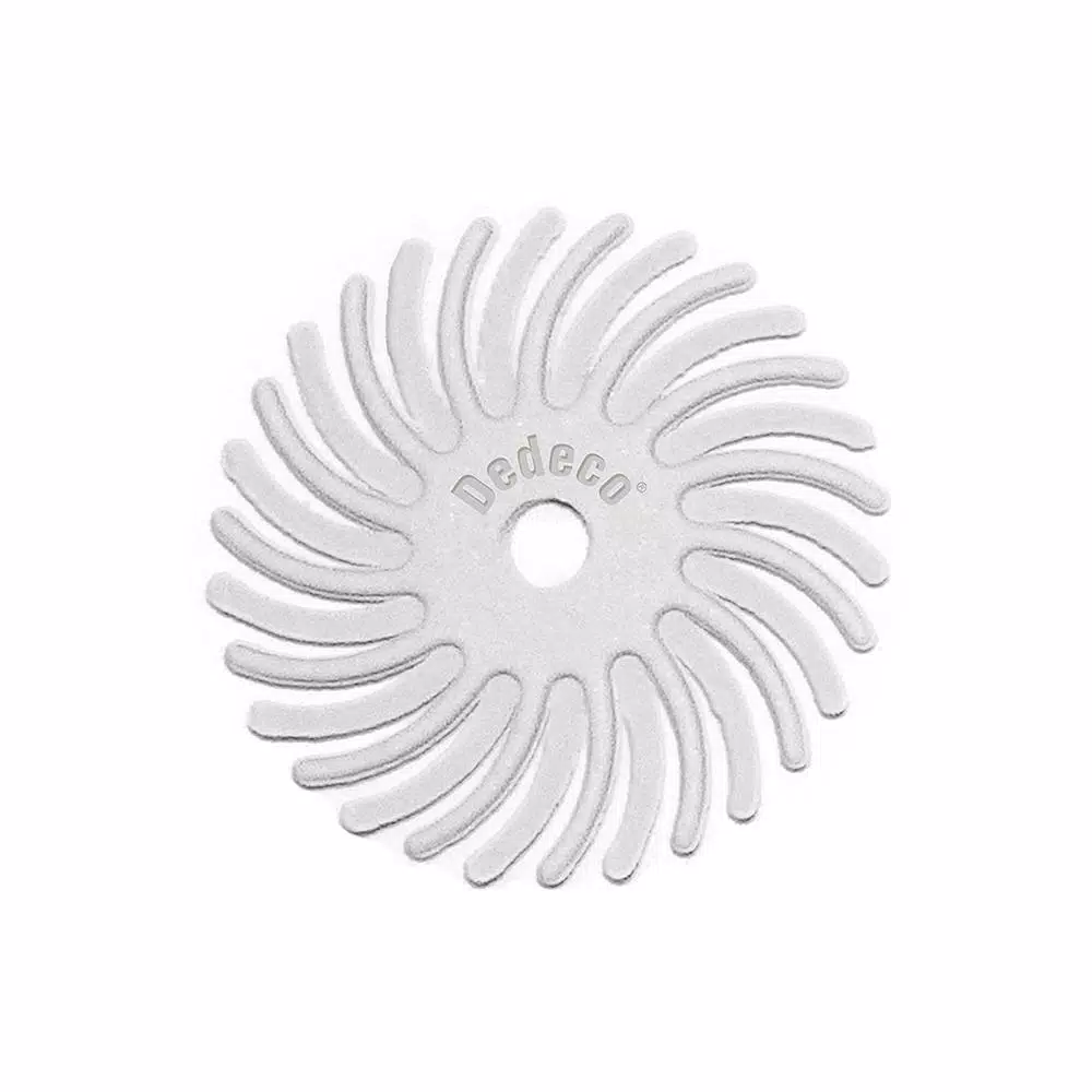 Rotary Tool Accessories Dedeco Sunburst 1 In. Radial Discs – 1/8 In. Fine 400-Grit Arbor Rotary Cleaning And Polishing Tool (12-Pack) 3 Rotary Tool Accessories Dedeco Sunburst 1 In. Radial Discs – 1/8 In. Fine 400-Grit Arbor Rotary Cleaning And Polishing Tool (12-Pack)