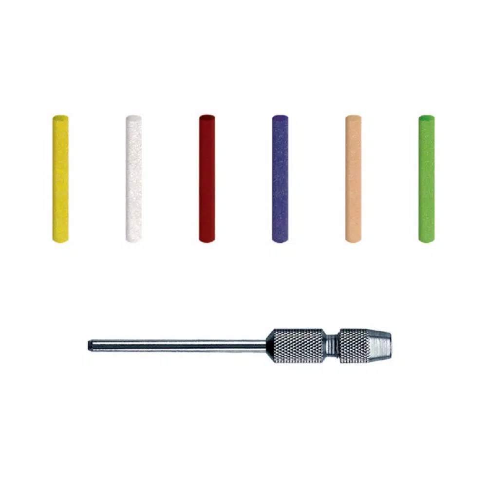 Rotary Tool Accessories Dedeco Sunburst – 3 Mm Pins -Thermoplastic Cleaning Polishing Tool Set, Assorted: 8 Each 6 Grit 7083 Mandrel (49-Piece) 3 Rotary Tool Accessories Dedeco Sunburst – 3 Mm Pins -Thermoplastic Cleaning Polishing Tool Set, Assorted: 8 Each 6 Grit 7083 Mandrel (49-Piece)