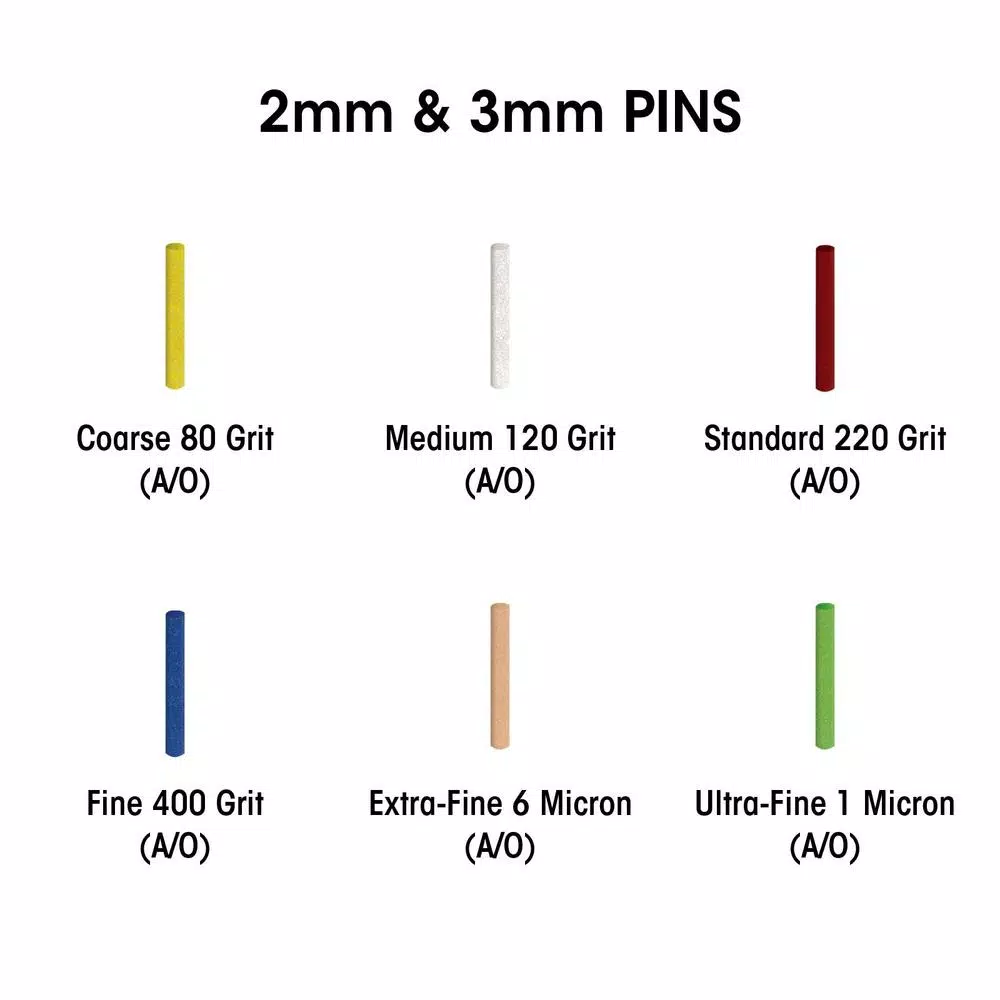 Rotary Tool Accessories Dedeco Sunburst – 3 Mm Pins -Thermoplastic Cleaning Polishing Tool Set, Assorted: 8 Each 6 Grit 7083 Mandrel (49-Piece) 4 Rotary Tool Accessories Dedeco Sunburst – 3 Mm Pins -Thermoplastic Cleaning Polishing Tool Set, Assorted: 8 Each 6 Grit 7083 Mandrel (49-Piece) - Image 2