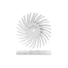 Rotary Tool Accessories Dedeco Sunburst 7/8 In. X 1/16 In. 120-Grit Medium Dual Radial Discs Arbor Rotary Cleaning And Polishing Tool (12-Pack) -Dewalt Shop dedeco rotary tool bits 1923 64 1000
