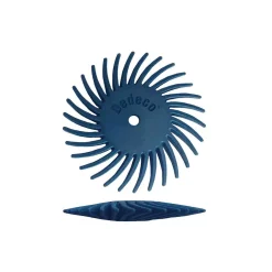 Rotary Tool Accessories Dedeco Sunburst 7/8 In. Knife-Edge Radial Discs – 1/16 In. Fine 400-Grit Arbor Rotary Polishing Tool (48-Pack)