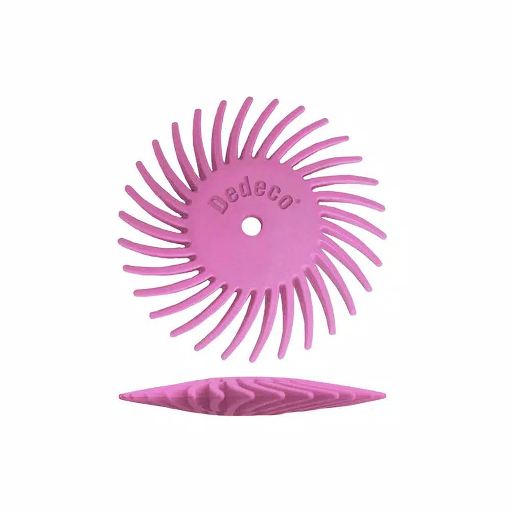 Rotary Tool Accessories Dedeco Sunburst 7/8 In. Knife-Edge Radial Discs – 1/16 In. Fine 600-Grit (Pumice) Arbor Rotary Polishing Tool (48-Pack) 3 Rotary Tool Accessories Dedeco Sunburst 7/8 In. Knife-Edge Radial Discs – 1/16 In. Fine 600-Grit (Pumice) Arbor Rotary Polishing Tool (48-Pack)
