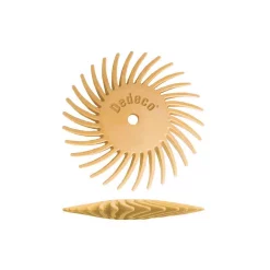 Rotary Tool Accessories Dedeco Sunburst 7/8 In. Knife-Edge Radial Discs – 1/16 In. Extra-Fine 6 Mic Arbor Rotary Polishing Tool (48-Pack)