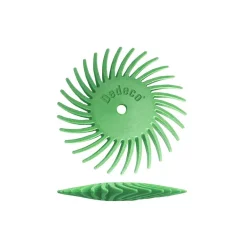 Rotary Tool Accessories Dedeco Sunburst 7/8 In. Knife-Edge Radial Discs – 1/16 In. Ultra-Fine 1 Mic Arbor Rotary Polishing Tool (48-Pack)