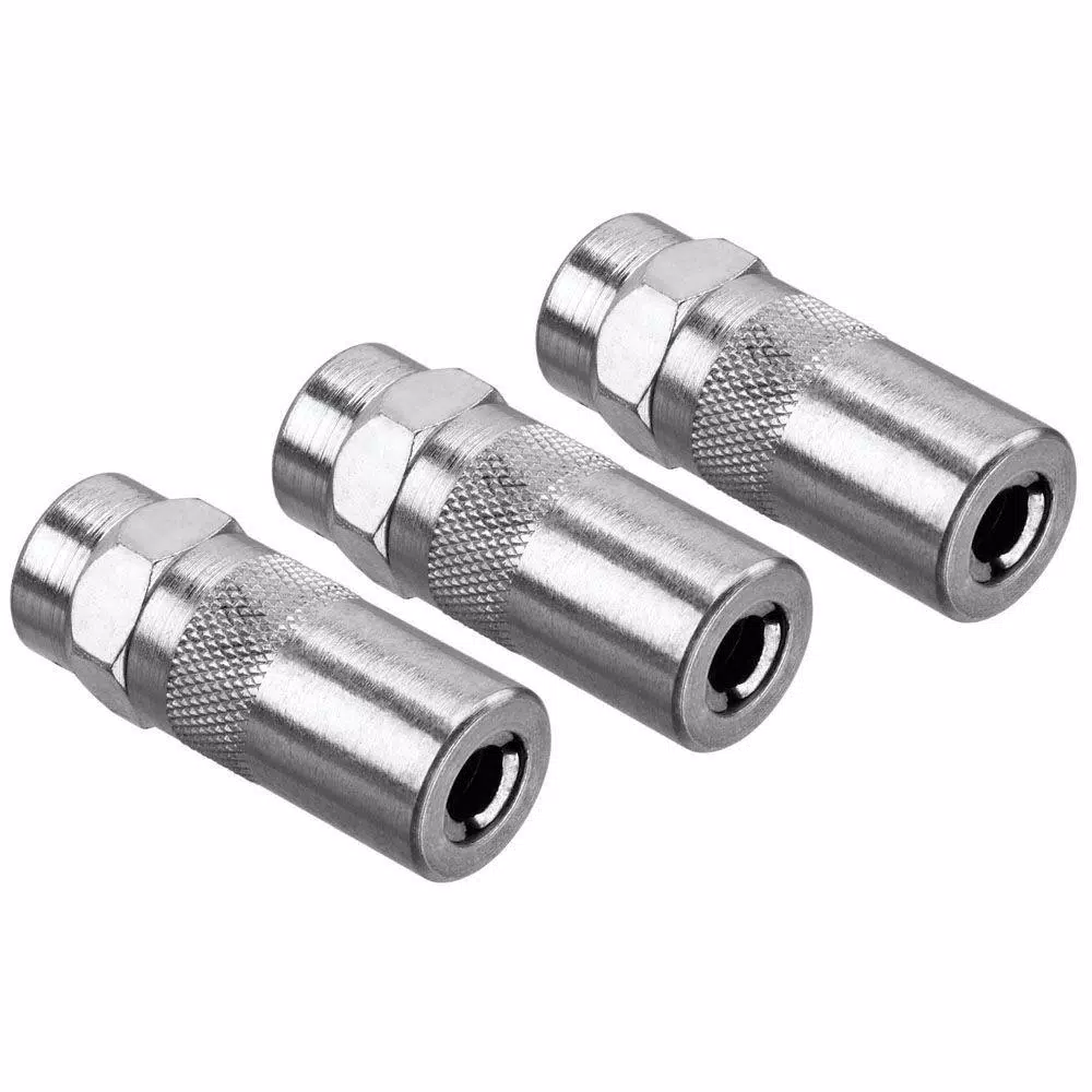 Specialty Power Tool Accessories DEWALT Heavy Duty 1/8 In. NPT Grease Gun Coupler (3-Pack) 3 Specialty Power Tool Accessories DEWALT Heavy Duty 1/8 In. NPT Grease Gun Coupler (3-Pack)