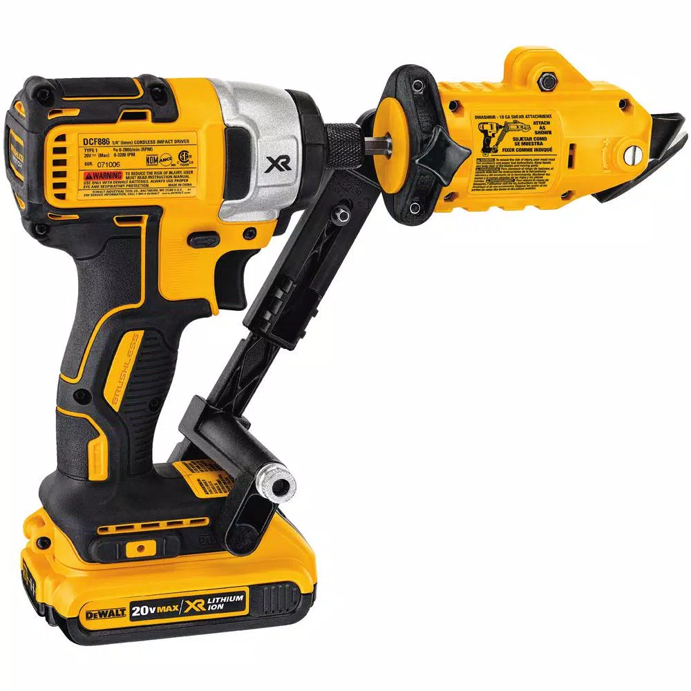 Specialty Power Tool Accessories DEWALT 18-Gauge Impact Ready Shears Accessory 9 Specialty Power Tool Accessories DEWALT 18-Gauge Impact Ready Shears Accessory - Image 7
