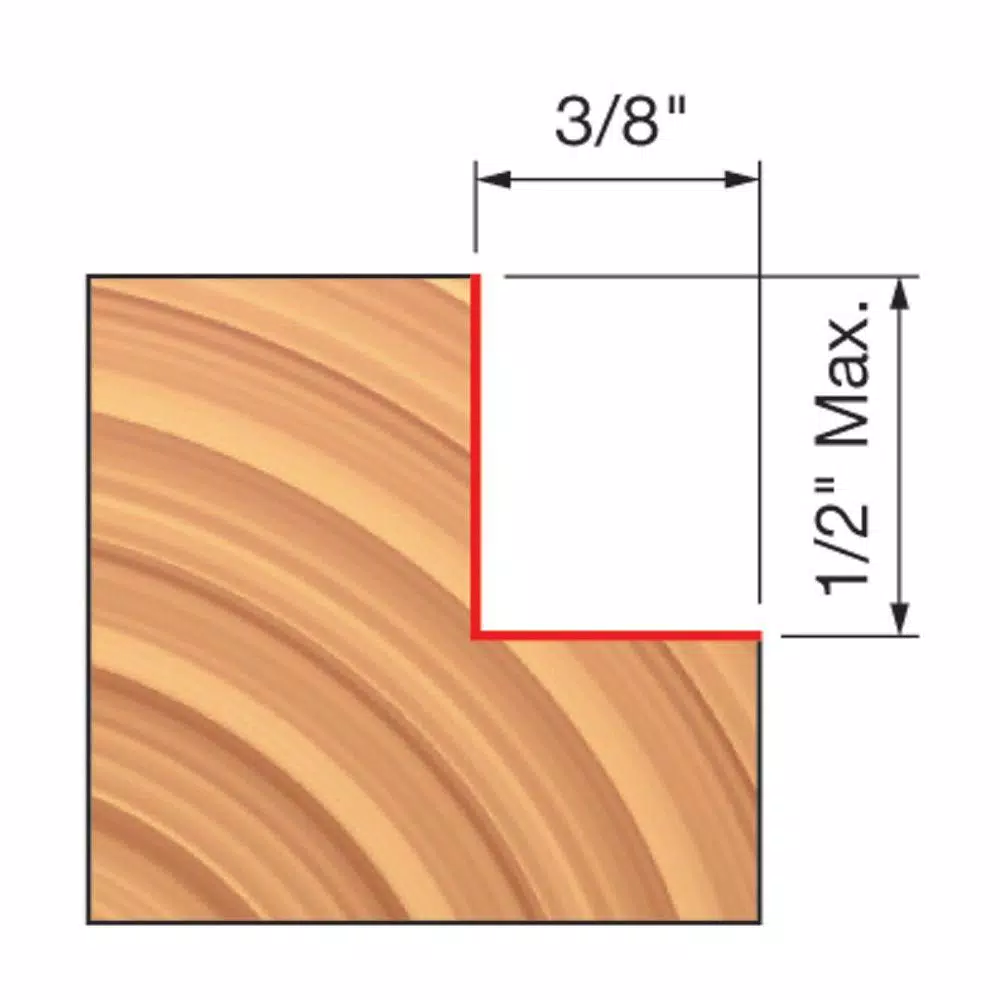 Woodworking Tool Accessories DIABLO 1-1/4 In. Rabbeting Bit 4 Woodworking Tool Accessories DIABLO 1-1/4 In. Rabbeting Bit - Image 2