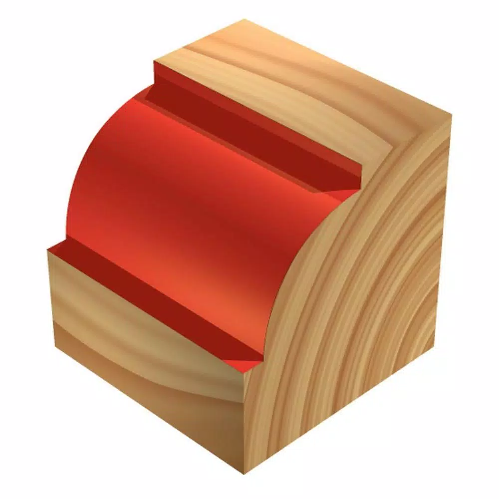 Woodworking Tool Accessories DIABLO 3/8 In. Radius Beading Router Bit - Image 2
