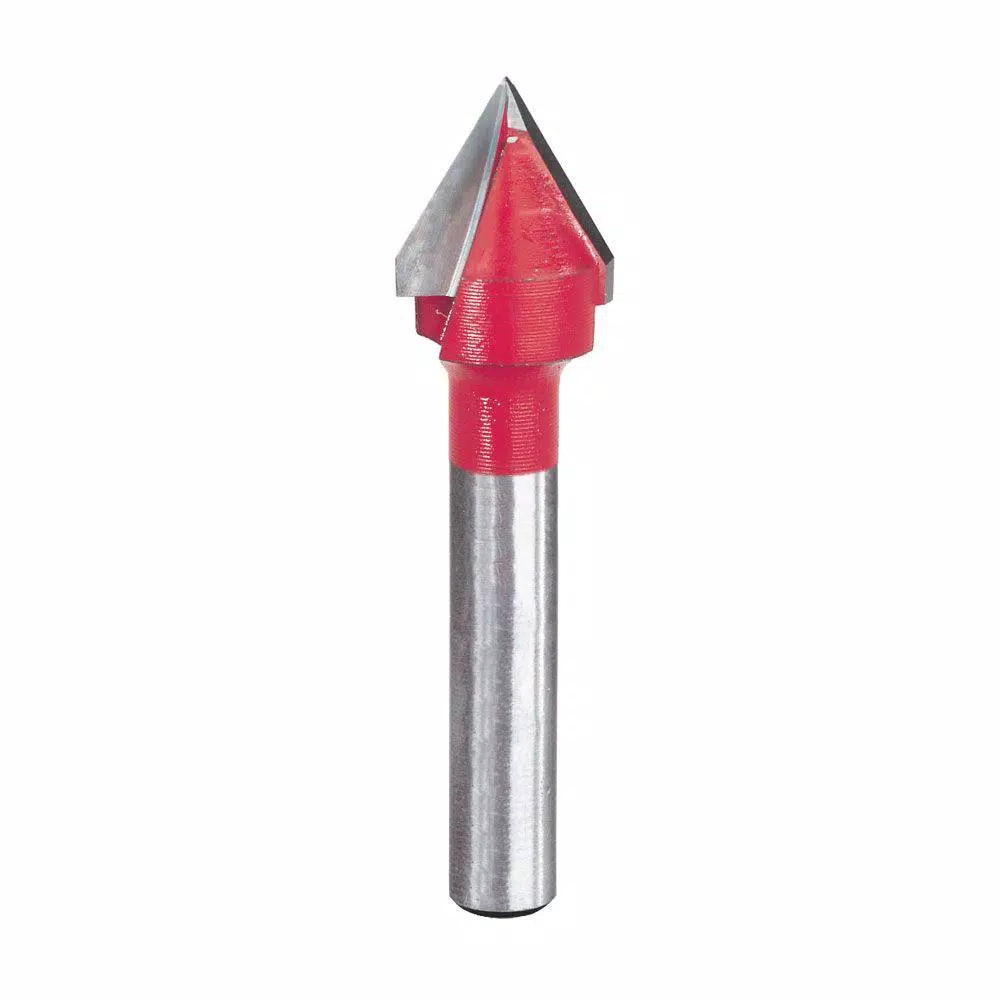 Woodworking Tool Accessories DIABLO 1/4 In. V-Grooving Bit 3 Woodworking Tool Accessories DIABLO 1/4 In. V-Grooving Bit