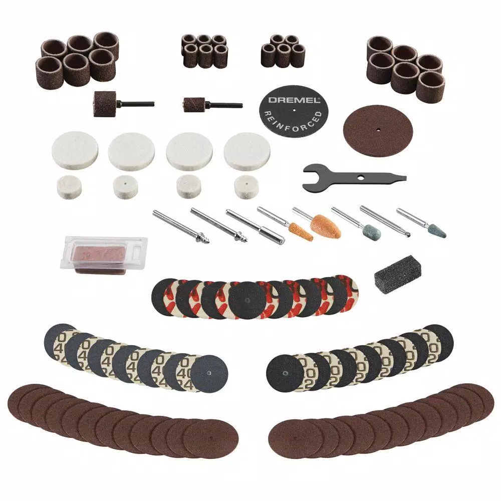 Rotary Tool Accessories Dremel All-Purpose Rotary Accessory Kit With Storage Case(110-Piece) 4 Rotary Tool Accessories Dremel All-Purpose Rotary Accessory Kit With Storage Case(110-Piece) - Image 2