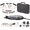 Rotary Tool Accessories Dremel 4300 Series 1.8 Amp Variable Speed Corded Rotary Tool Kit + Rotary Tool Accessory Kit (130-Piece) -Dewalt Shop dremel rotary tool accessory kits 71301 43005 40 64 1000