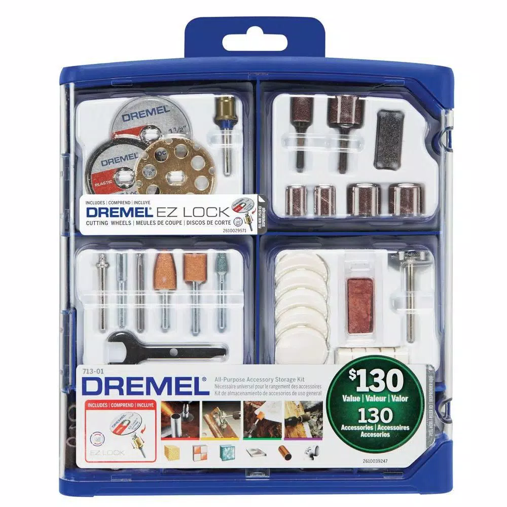 Rotary Tool Accessories Dremel 8220 Series 12-Volt MAX Lithium-Ion Variable Speed Cordless Rotary Tool Kit + Rotary Tool Accessory Kit (130-Piece) 4 Rotary Tool Accessories Dremel 8220 Series 12-Volt MAX Lithium-Ion Variable Speed Cordless Rotary Tool Kit + Rotary Tool Accessory Kit (130-Piece) - Image 2
