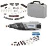 Rotary Tool Accessories Dremel 8220 Series 12-Volt MAX Lithium-Ion Variable Speed Cordless Rotary Tool Kit + Rotary Tool Accessory Kit (130-Piece)