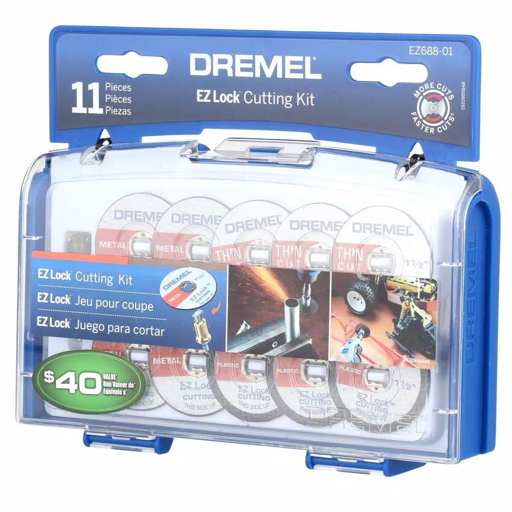 Rotary Tool Accessories Dremel EZ Lock Rotary Tool Cut-Off Wheel Set For Metal And Plastic (11-Piece) - Image 2