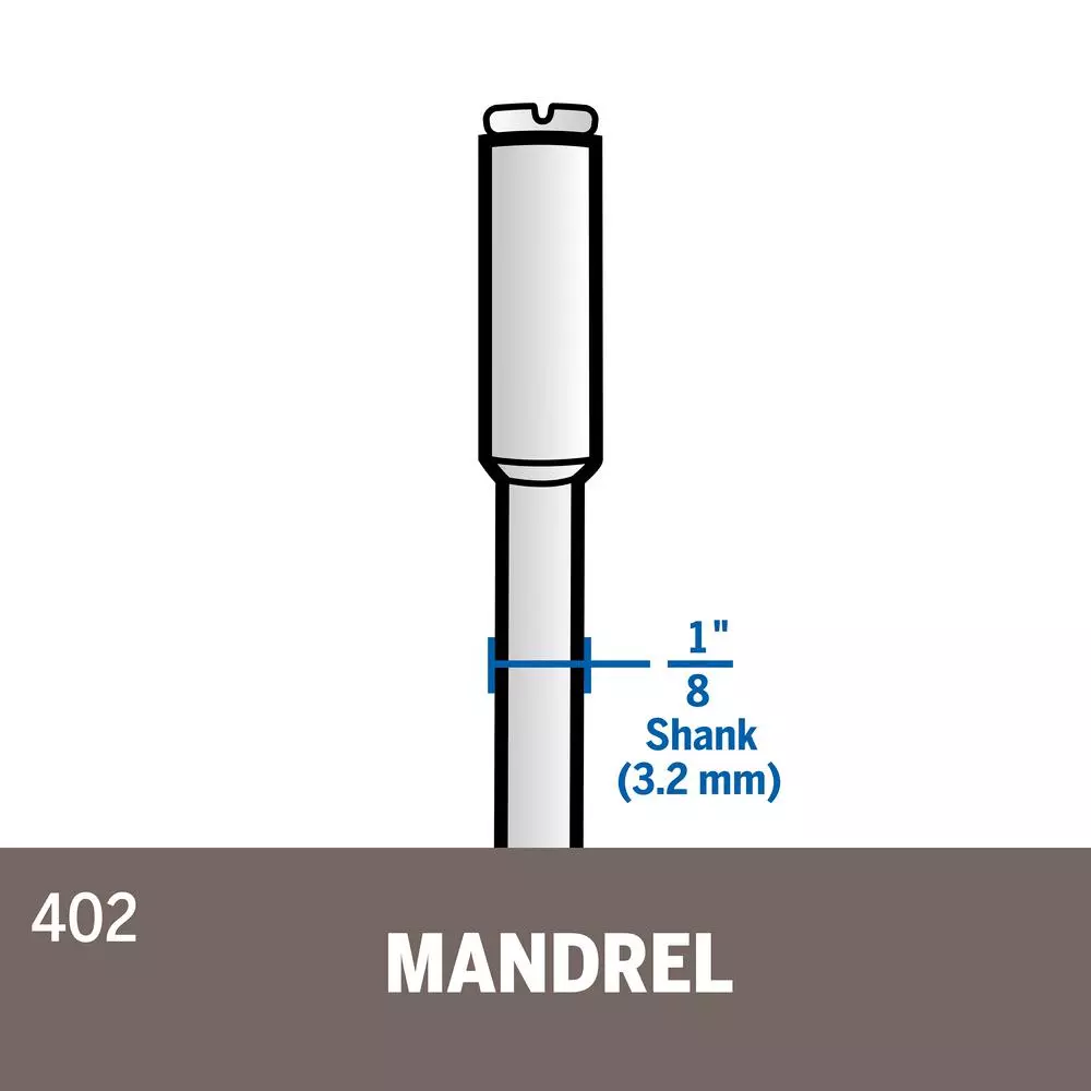 Rotary Tool Accessories Dremel 1-1/2 In. Rotary Tool Mandrel For Discs, Wheels And Sanding Bands Kit 5 Rotary Tool Accessories Dremel 1-1/2 In. Rotary Tool Mandrel For Discs, Wheels And Sanding Bands Kit - Image 3