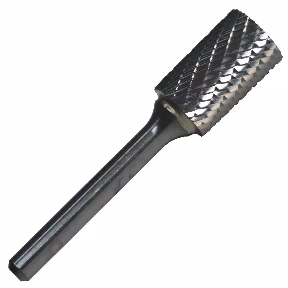 Rotary Tool Accessories Drill America 5/8 In. X 1 In. Cylindrical Solid Carbide Burr Rotary File Bit With 1/4 In. Shank 3 Rotary Tool Accessories Drill America 5/8 In. X 1 In. Cylindrical Solid Carbide Burr Rotary File Bit With 1/4 In. Shank