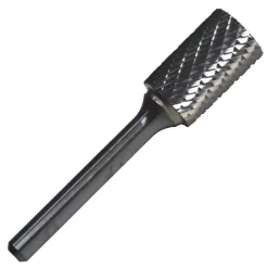 Rotary Tool Accessories Drill America 3/4 In. X 1 In. Cylindrical Solid Carbide Burr Rotary File Bit With 1/4 In. Shank