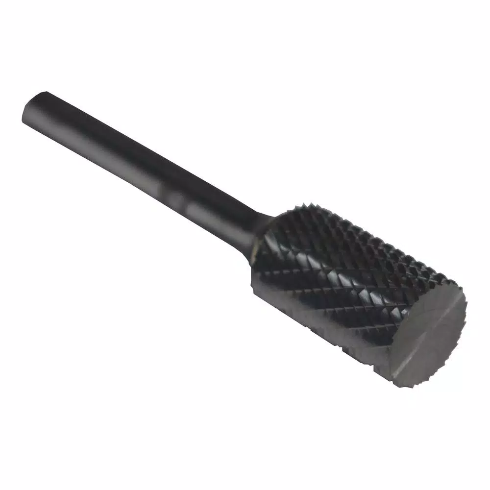 Rotary Tool Accessories Drill America 3/8 In. X 3/4 In. Cylindrical Radius End Solid Carbide Burr Rotary File Bit With 1/4 In. Shank 4 Rotary Tool Accessories Drill America 3/8 In. X 3/4 In. Cylindrical Radius End Solid Carbide Burr Rotary File Bit With 1/4 In. Shank - Image 2