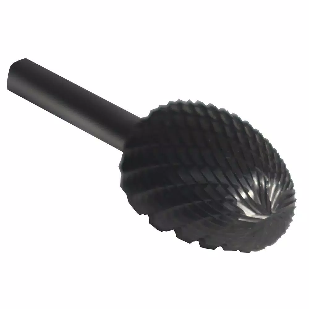Rotary Tool Accessories Drill America 3/8 In. X 5/8 In. Oval Solid Carbide Burr Rotary File Bit With 1/4 In. Shank 4 Rotary Tool Accessories Drill America 3/8 In. X 5/8 In. Oval Solid Carbide Burr Rotary File Bit With 1/4 In. Shank - Image 2
