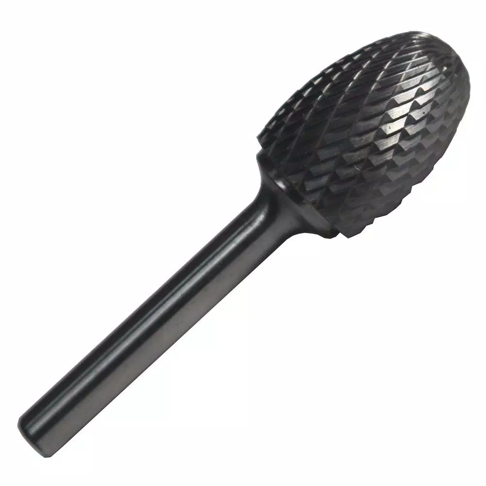 Rotary Tool Accessories Drill America 3/4 In. X 1 In. Oval Solid Carbide Burr Rotary File Bit With 1/4 In. Shank 3 Rotary Tool Accessories Drill America 3/4 In. X 1 In. Oval Solid Carbide Burr Rotary File Bit With 1/4 In. Shank