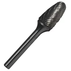 Rotary Tool Accessories Drill America 1/4 In. X 5/8 In. Tree Solid Carbide Burr Rotary File Bit With 1/4 In. Shank For Aluminum