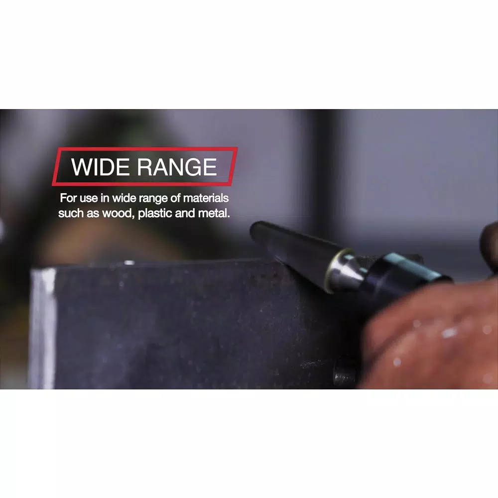 Rotary Tool Accessories Drill America 3/8 In. X 3/8 In. Inverted Cone Solid Carbide Burr Rotary File Bit With 1/4 In. Shank - Image 7