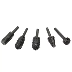 Rotary Tool Accessories Eazypower 5-Pieces 1/4 In. Shank Rotary Rasp Asst