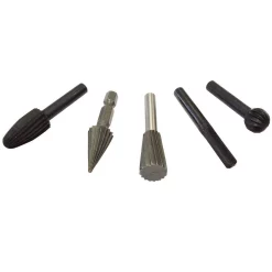 Rotary Tool Accessories Eazypower 5-Pieces 1/4 In. Shank Rotary File Asst