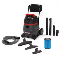 Wet & Dry Vacuums RIDGID 14 Gal. 2-Stage Commercial Wet/Dry Shop Vacuum With Fine Dust Filter, Professional Hose And Accessories