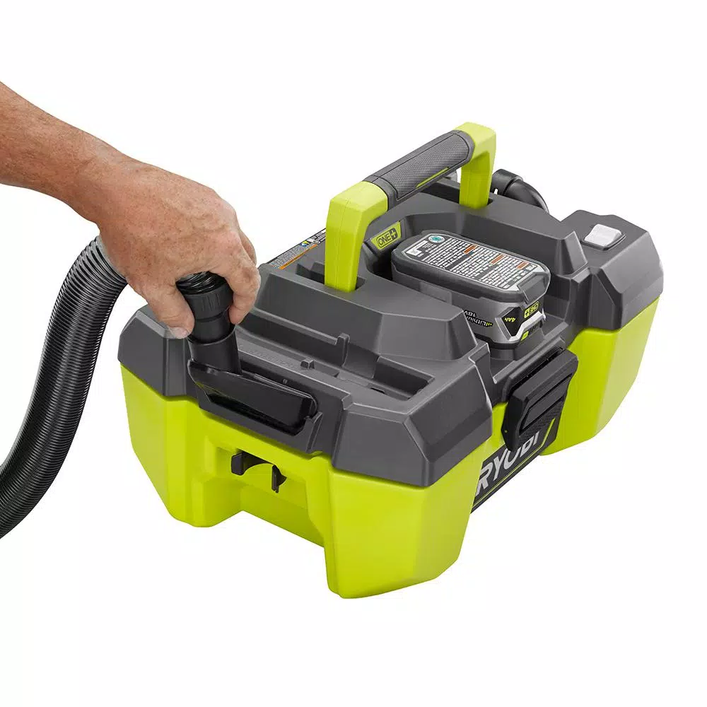 Wet & Dry Vacuums RYOBI 18-Volt ONE+ 3 Gal. Project Wet/Dry Vacuum With Accessory Storage (Tool-Only) 7 Wet & Dry Vacuums RYOBI 18-Volt ONE+ 3 Gal. Project Wet/Dry Vacuum With Accessory Storage (Tool-Only) - Image 5