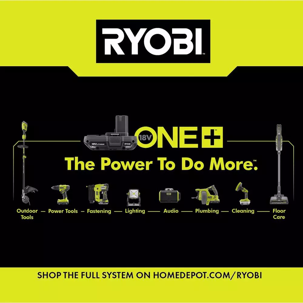 Wet & Dry Vacuums RYOBI 18-Volt ONE+ 3 Gal. Project Wet/Dry Vacuum With Accessory Storage (Tool-Only) 14 Wet & Dry Vacuums RYOBI 18-Volt ONE+ 3 Gal. Project Wet/Dry Vacuum With Accessory Storage (Tool-Only) - Image 12