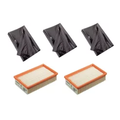 Specialty Power Tool Accessories Hilti Standard Dry Maintenance Pack For VC 300-17 X Vacuum With 2 Standard Filters And 15 Plastic Bags (17-Pieces)