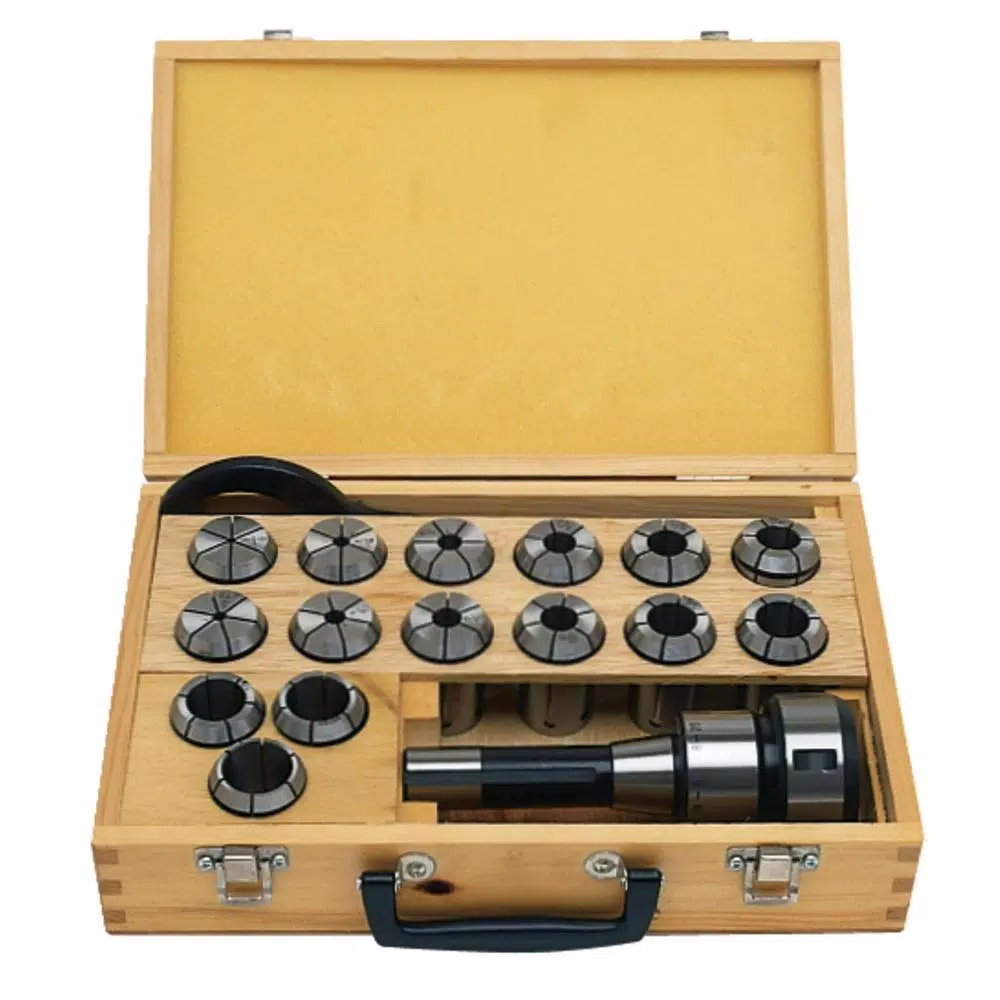Woodworking Tool Accessories Jet CCS-1 R-8 Mill Chuck And Collet Set 3 Woodworking Tool Accessories Jet CCS-1 R-8 Mill Chuck And Collet Set