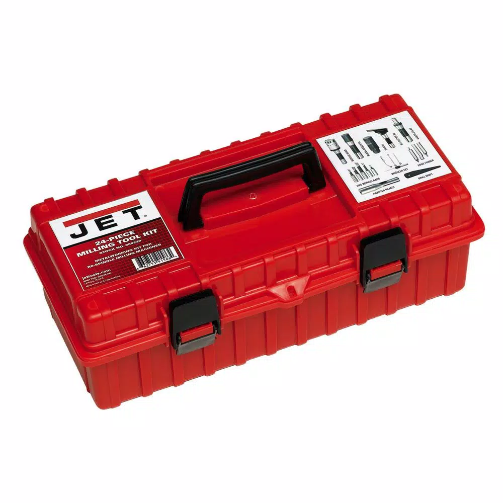 Specialty Power Tool Accessories Jet R8 Milling Tool Kit (24-Piece) 3 Specialty Power Tool Accessories Jet R8 Milling Tool Kit (24-Piece)