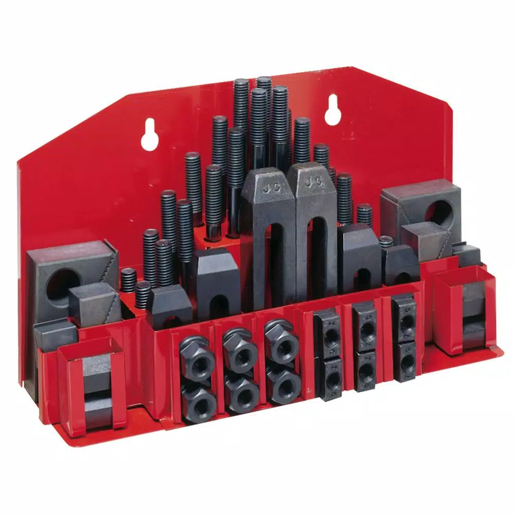 Woodworking Tool Accessories Jet CK-58 11/16 In. And 3/4 In. Clamping Kit With Tray For T-Slots 3 Woodworking Tool Accessories Jet CK-58 11/16 In. And 3/4 In. Clamping Kit With Tray For T-Slots