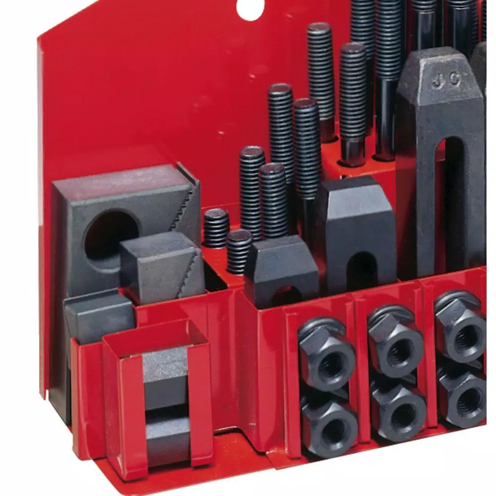 Woodworking Tool Accessories Jet CK-58 11/16 In. And 3/4 In. Clamping Kit With Tray For T-Slots 4 Woodworking Tool Accessories Jet CK-58 11/16 In. And 3/4 In. Clamping Kit With Tray For T-Slots - Image 2
