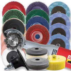 Rotary Tool Accessories King Arthur’s Tools 1 Amp 2 In. Corded Mini Angle Grinder Merlin2 Nick Agar Signature Series Woodworking Set