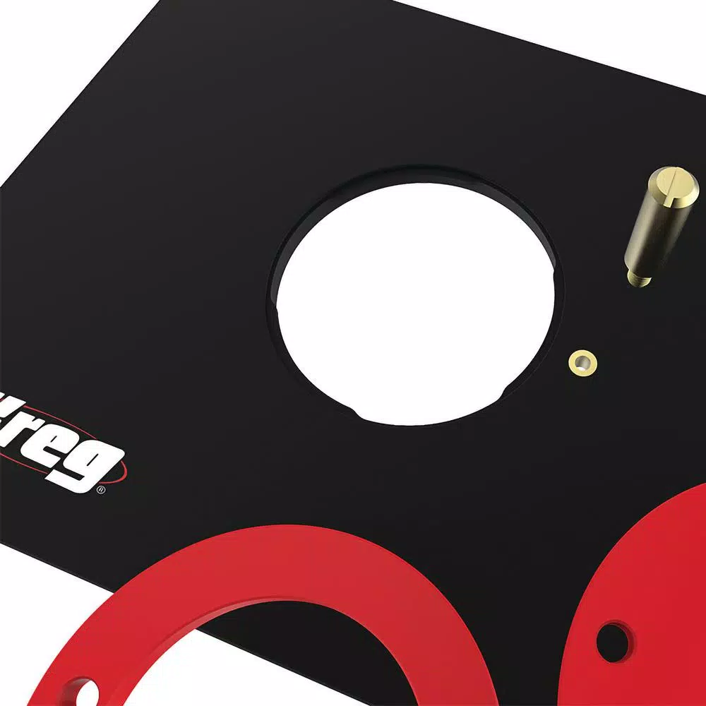 Woodworking Tool Accessories Kreg Precision Router Table Insert Plate With Level-Loc Rings (Non Predrilled) 6 Woodworking Tool Accessories Kreg Precision Router Table Insert Plate With Level-Loc Rings (Non Predrilled) - Image 4