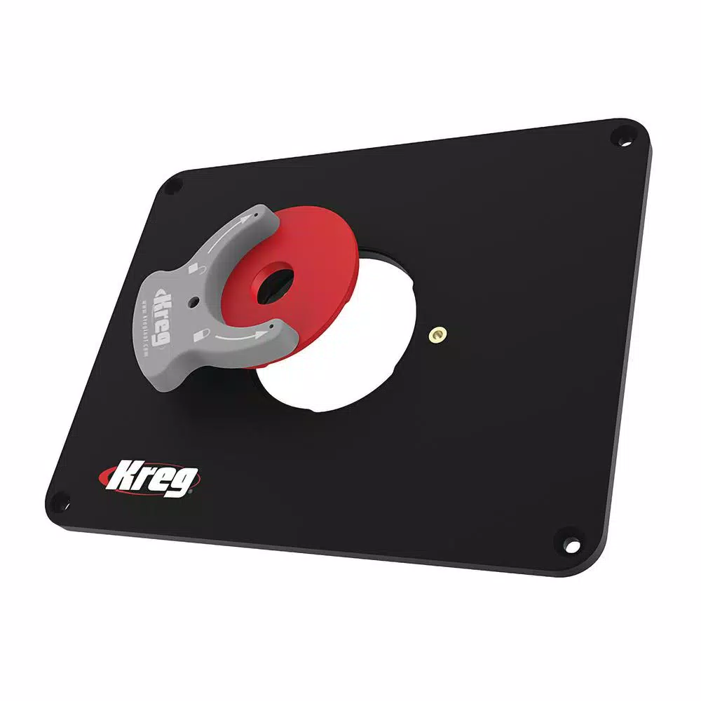 Woodworking Tool Accessories Kreg Precision Router Table Insert Plate With Level-Loc Rings (Non Predrilled) 5 Woodworking Tool Accessories Kreg Precision Router Table Insert Plate With Level-Loc Rings (Non Predrilled) - Image 3