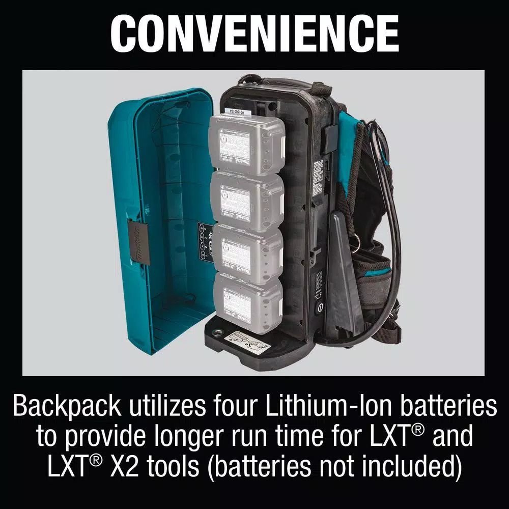 Specialty Power Tool Accessories Makita LXT And LXT X2 Portable Backpack Power Supply 12 Specialty Power Tool Accessories Makita LXT And LXT X2 Portable Backpack Power Supply - Image 10