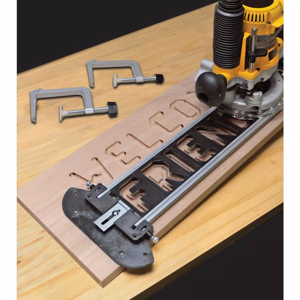 Woodworking Tool Accessories Milescraft SignPro Complete Sign Making Router Jig Template Kit With Templates, Bits And Bushings 3 Woodworking Tool Accessories Milescraft SignPro Complete Sign Making Router Jig Template Kit With Templates, Bits And Bushings