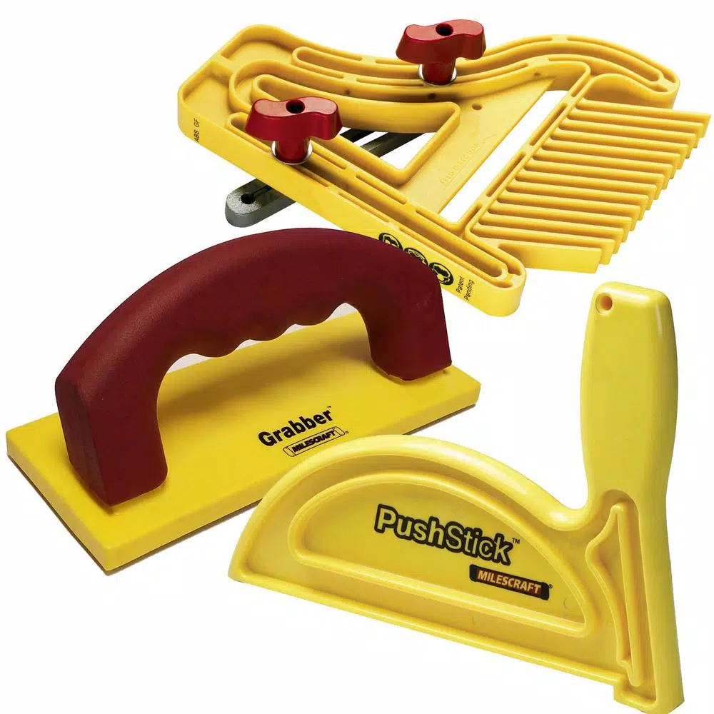 Woodworking Tool Accessories Milescraft Safety Bundle – Includes Feather Board, Grabber And Push Stick 3 Woodworking Tool Accessories Milescraft Safety Bundle – Includes Feather Board, Grabber And Push Stick