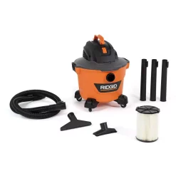 Wet & Dry Vacuums RIDGID 9 Gal. 4.25-Peak HP NXT Wet/Dry Shop Vacuum With Filter, Hose And Accessories