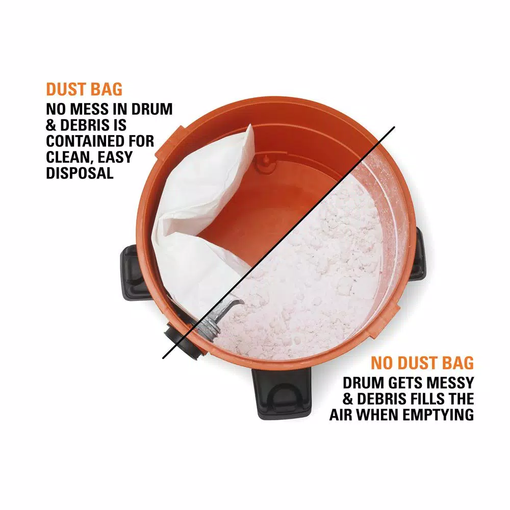 Wet & Dry Vacuums RIDGID 9 Gal. 4.25-Peak HP NXT Wet/Dry Shop Vacuum With Standard Filter, Wet Filter, Dust Bags, Hose And Accessories 7 Wet & Dry Vacuums RIDGID 9 Gal. 4.25-Peak HP NXT Wet/Dry Shop Vacuum With Standard Filter, Wet Filter, Dust Bags, Hose And Accessories - Image 5