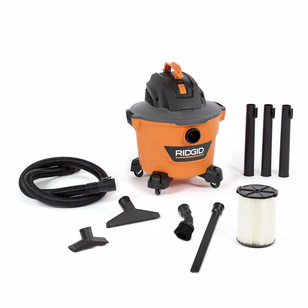Wet & Dry Vacuums RIDGID 9 Gal. 4.25-Peak HP NXT Wet/Dry Shop Vacuum With Filter, Hose, 3 Extension Wands And 4 Accessories 3 Wet & Dry Vacuums RIDGID 9 Gal. 4.25-Peak HP NXT Wet/Dry Shop Vacuum With Filter, Hose, 3 Extension Wands And 4 Accessories