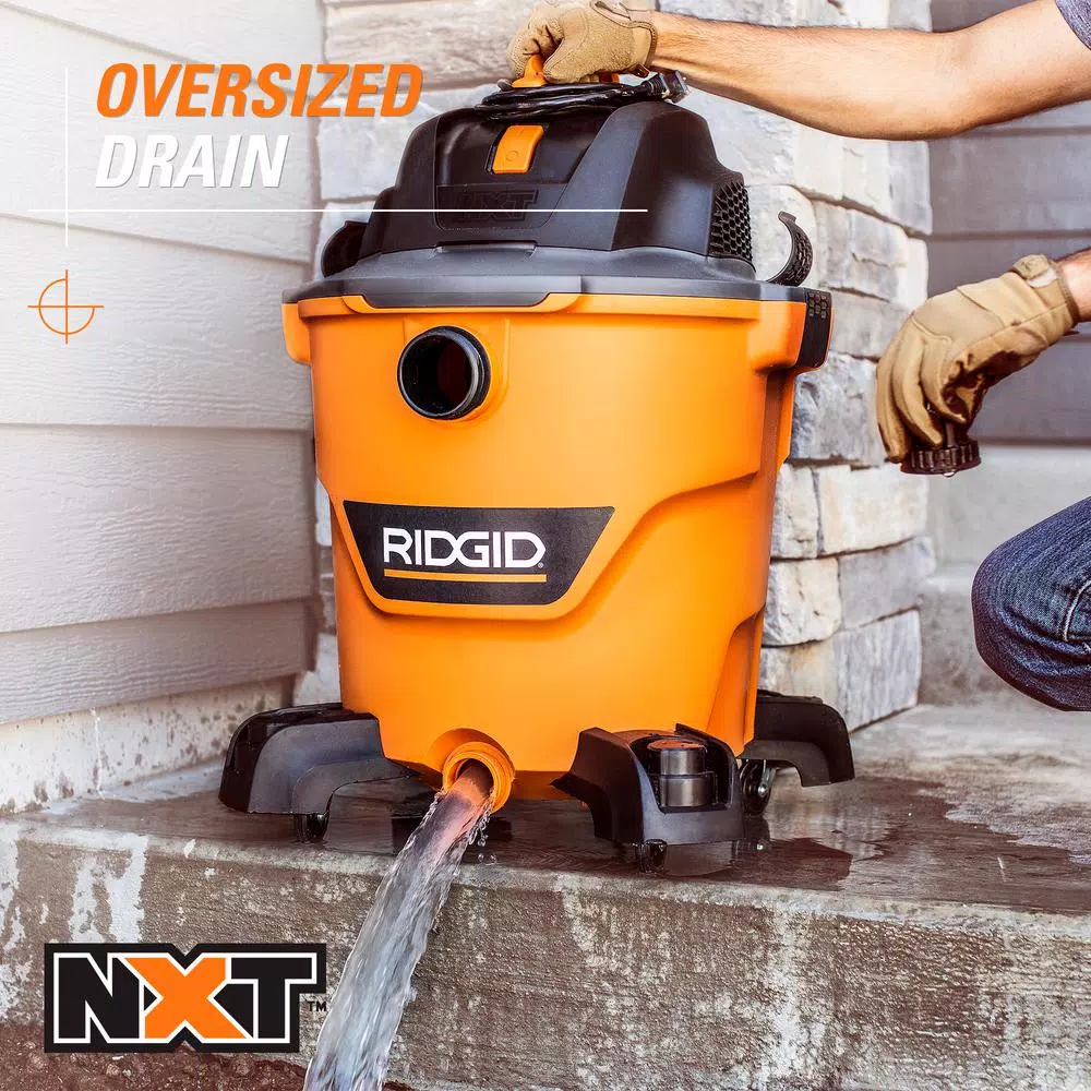 Wet & Dry Vacuums RIDGID 12 Gal. 5.0-Peak HP NXT Wet/Dry Shop Vacuum With Filter, Hose And Accessories 14 Wet & Dry Vacuums RIDGID 12 Gal. 5.0-Peak HP NXT Wet/Dry Shop Vacuum With Filter, Hose And Accessories - Image 12